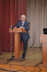 Опытом работы делится Председатель Татарстанской Республиканской организации Профсоюза - Прохоров Ю.П.